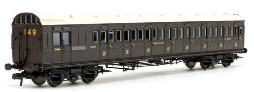 Bachmann 39-624 SE&CR 60ft Birdcage Brake Third SE&CR Gummistiefel braun 1170 | Zustand: New