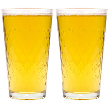 2x 500ml Trinkglas Klarglas