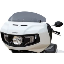 Klock Werks 8" Flare Dark Smoke Windshield for 20-25 Indian Challenger