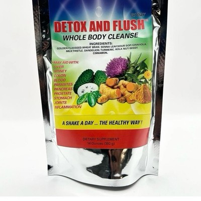 Natural Herbs Detox Cleansing Powder Herbal Supplement 21 Day 14 oz