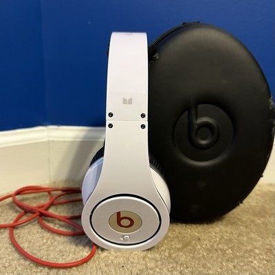 Beats by Dre Studio Wired Headband Headphones White