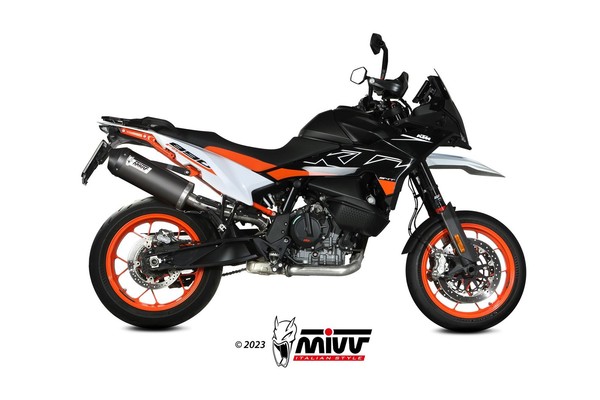 Mivv Oval Auspuff Schwarz Passend FüR KTM 890 SMT 2023-2026-image