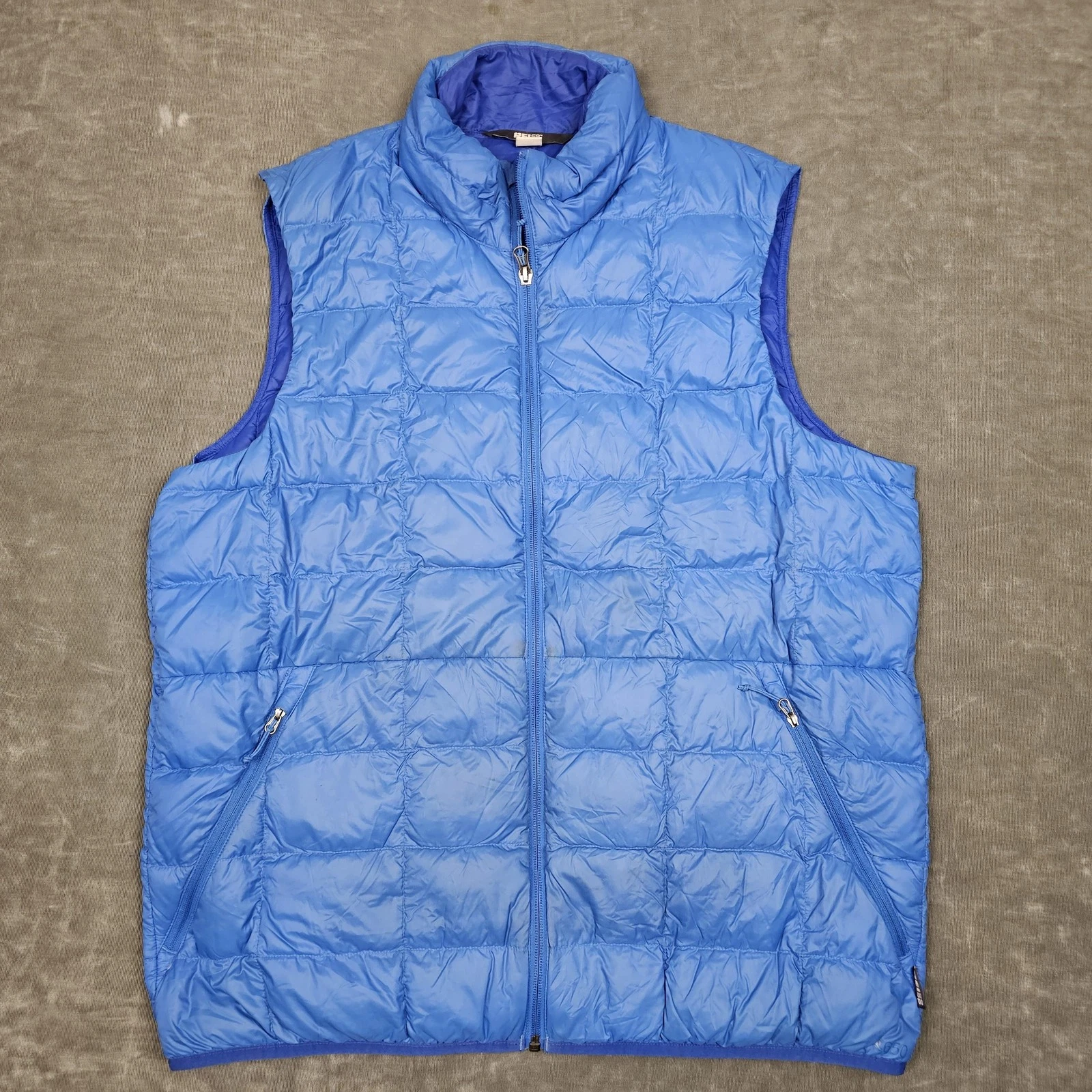 REI Co-op Vest Mens Large Blue Down Puffer Packable Lightweight Zip Pockets
Opens in a new window or