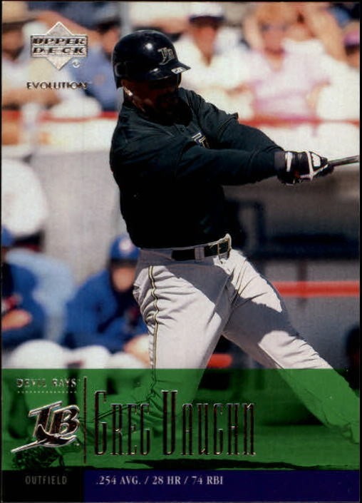 2001 Upper Deck Evolution #10 Greg Vaughn - BB