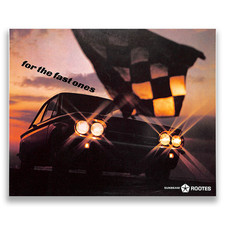 Sunbeam Imp Sport & Stiletto Car Sales Brochure 1315/H 1968