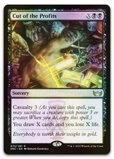 Cut of the Profits #72 (Foil) (NM) Streets New Capenna SNC Magic MTG