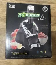 Yonanas Elite Ice Dessert Maker Model# 986 Black. Ice Cream, Frozen Yogurt Maker