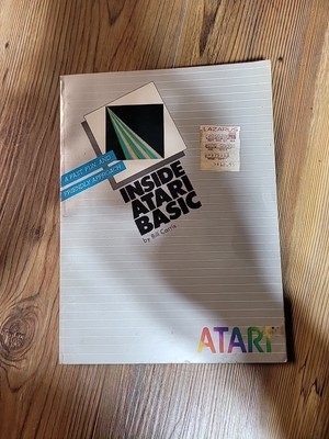 Inside Atari Basic book W/ original price tag