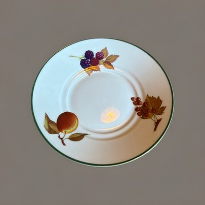 Royal Worcester Evesham Vale 61/8'' Teller 1986 England - Obst (B48)