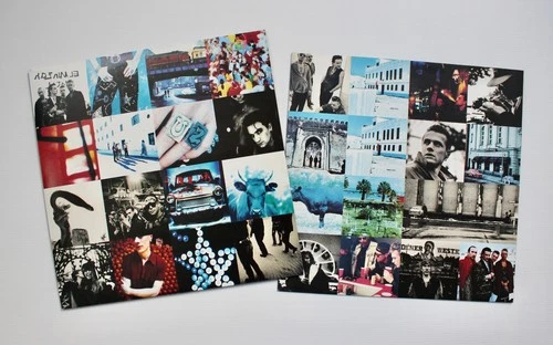 U2 Achtung Baby VINYL LP (1991) First Pressing ADAM CLAYTON SLEEVE