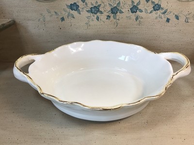 Ivory Casserole Dish Maioliche Jessica Made in Italy