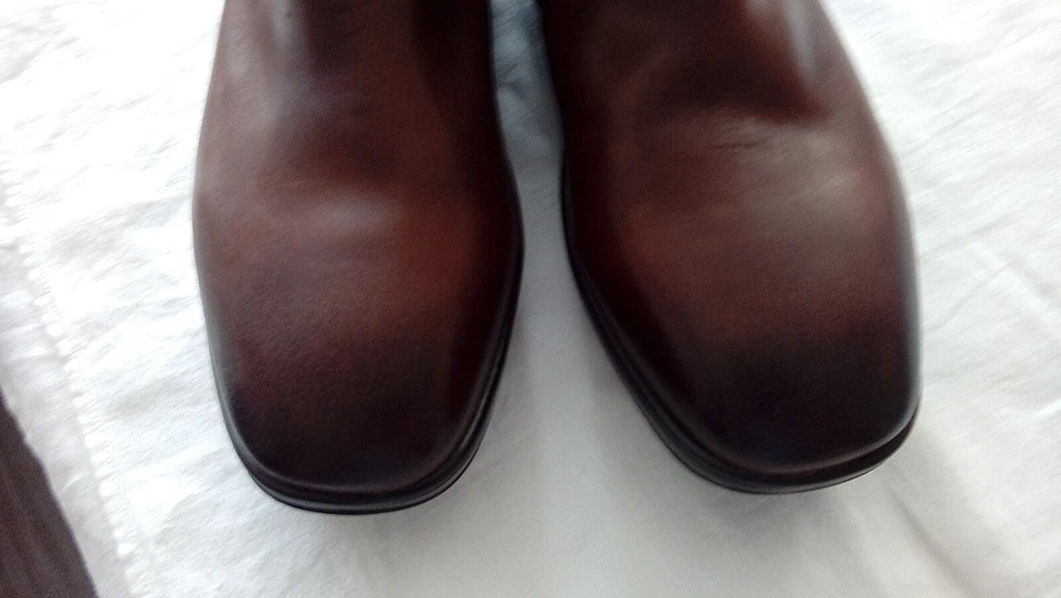 Hombres MBT Chelsea Botas Talla UK 10 NUEVO SIN CAJA Cuero Marrón Oscuro Perfecto - Imagen 3 de 4