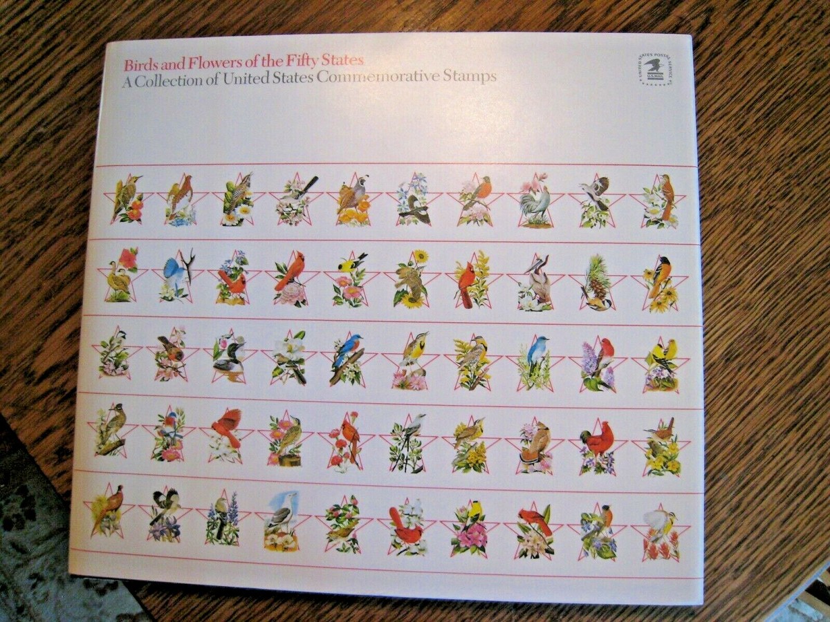 U.S. - BIRDS & FLOWERS OF THE FIFTY STATES COLLECTION - BOOK AND