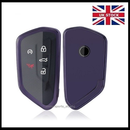 Black Key Cover For Volkswagen VW Golf 8 MK8 2020 ID3 ID4 Remote Fob ...