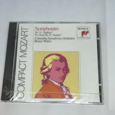 Compact Mozart - Symphonies No. 35 Haffner. 40-41 Jupiter. Bruno Walter CD - Bild 1 von 2