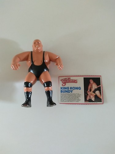 King Kong Bundy 1986 WWF LJN Titan Sports 8 Vintag...