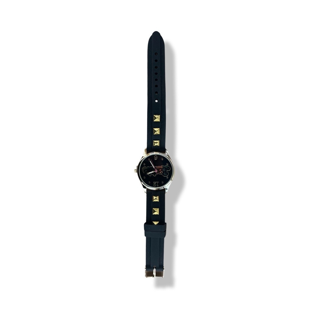 Barbie Collection Black and Gold Studded Watch RARE 2015  display picture 2