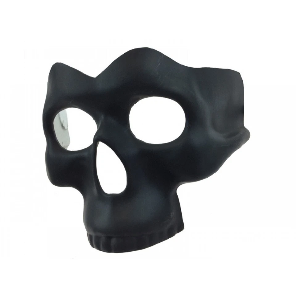 Phantom Half Skull Face Mask Halloween Costume Masquerade Mask [Black] - Image 3 of 3