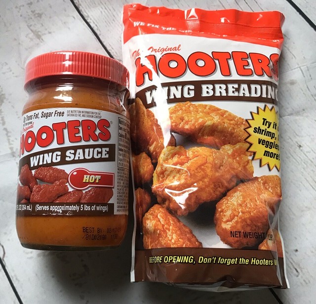  Hooters Wing Breading Hot Wing Sauce Bundle EBay