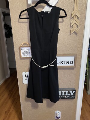 calvin klein black dress 3 4 sleeve Black Velvet White Lace Dress