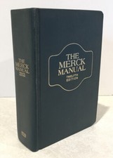 The Merck Manual Twelfth Edition Book 1975 Vintage HC Indexed Medical Manual