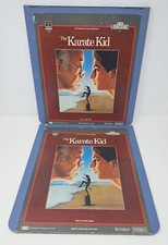 The Karate Kid CED Videodisc 1984 2-Disc Ralph Macchio Pat Morita William Zabka