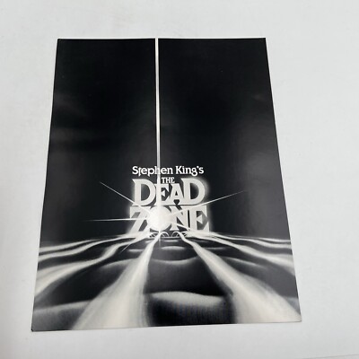 Stephen King's The Dead Zone (1983) Orig. Pamphlet Brochure Christopher Walken