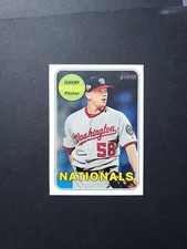 2018 Topps Heritage Base #667 /10 Magenta Back Jeremy Hellickson SP