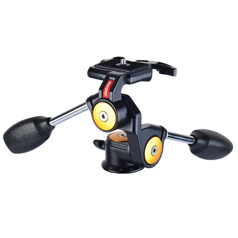 Cabezal de video trípode tridimensional panorámico Victory con placa de liberación rápida Foto 2 de 4