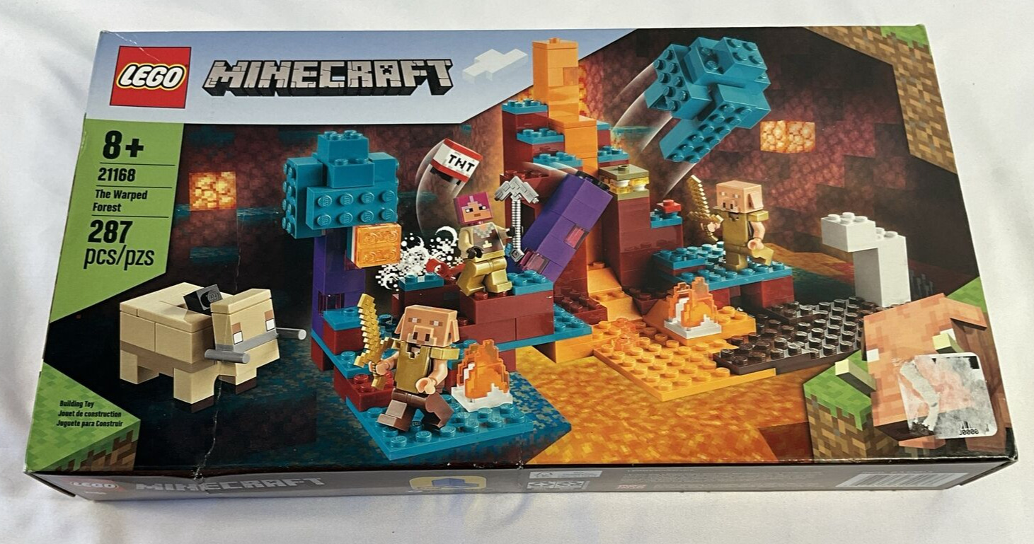 LEGO Minecraft 21168 The Warped Forest, new/damaged box