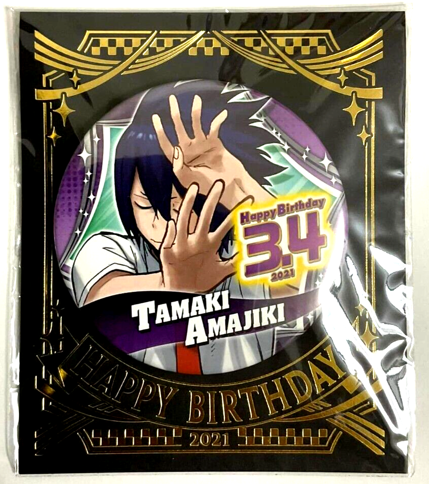 アクセサリー TAMAKI My Hero Academia Bday 2021 Can Badge Button Suneater Tamaki