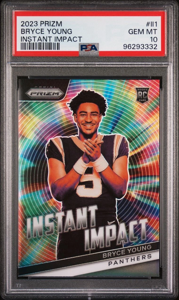 Bryce Young Panini Prizm Instant Impact #II1 Base