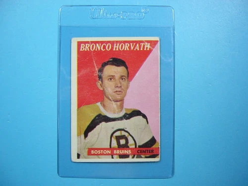 1958/59 TOPPS NHL HOCKEY CARD #35 BRONCO HORVATH GD 58/59 TOPPS