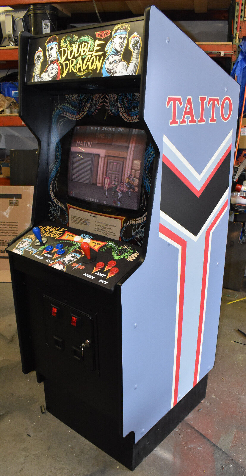 DOUBLE DRAGON ARCADE MACHINE