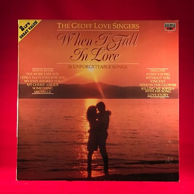 GEOFF LOVE When I Fall In Love 1987 UK Double Vinyl LP Moon River Annie's Song	