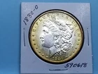 1880-O MORGAN SILVER DOLLAR BLAST WHITE BEAUTIFULLY TONED RIM #590618-62GG