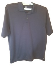 Champion GOLF Blue Short Sleeve Polo Shirt Mens XL Duo Dry Top