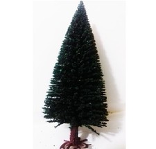 ABETE VERDE SCURO DIORAMA PLASTICI FERROVIARI MODELLISMO 6 cm x 15 cm ALTEZZA