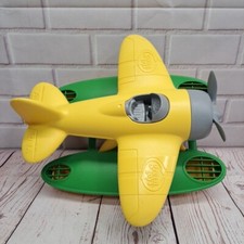 Green Toys Seaplane Sea Plane Airplane Bathtub Toy - Yellow  Green USA Made
