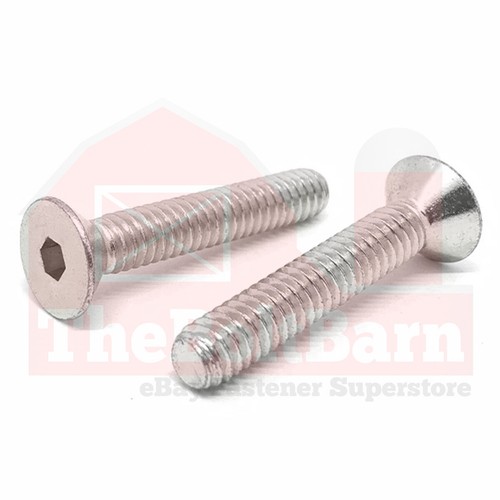 Tornillos de tapa de enchufe de cabeza plana M10-1.5 de acero inoxidable A2-70 (elige longitud y cantidad) - Imagen 6 de 9
