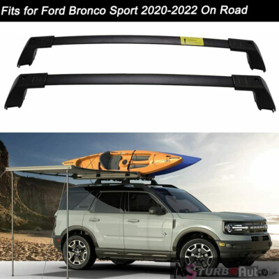 2Pcs Roof Rack Cross Bar Crossbar Fits for Ford Bronco Sport 2021-2024 On  Road