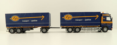 Tekno 81222 - Volvo FH12 Truck with Trailer Curtainside
