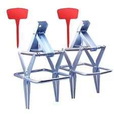 2 PACK Mole Eliminator Trap, Mole and Gopher Trap, Galvanized Steel Mole Trap