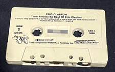 Eric Clapton Time Pieces/The Best Of CASSETTE TAPE PolyGram RECORDS VINTAGE 80s