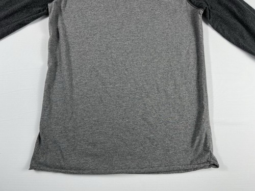 Converse One Star Men’s Small Shirt Gray Long Raglan Sleeve V Neck - Picture 6 of 13