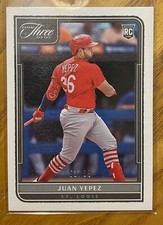 Juan Yepez 2022 Panini Three and Two Rookie 52/99 - Cardinals