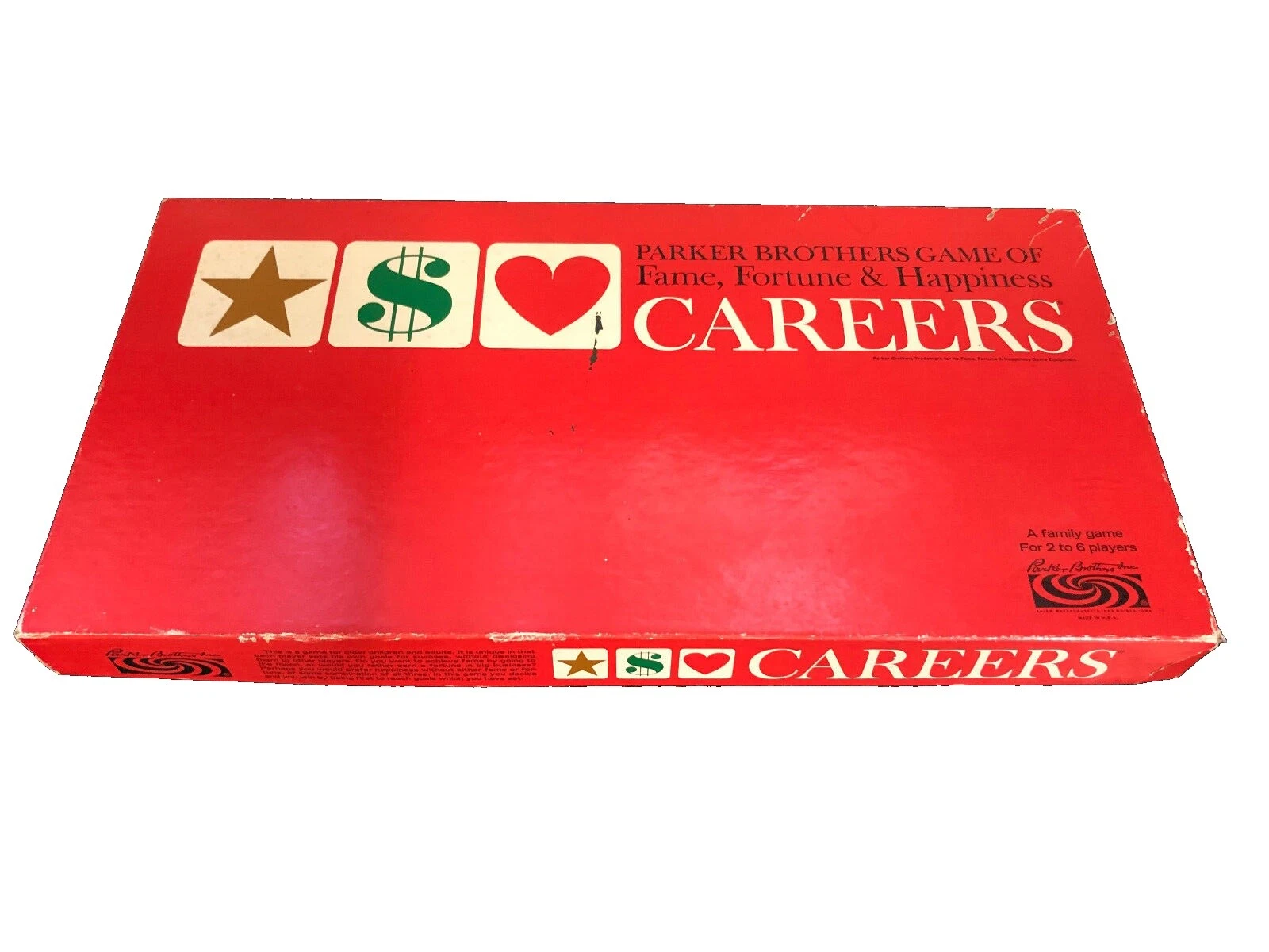 帕克兄弟 1965 老式制造棋盘传统游戏