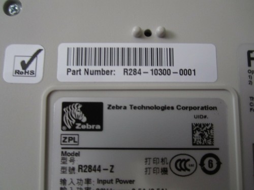 New Zebra R2844-Z Label Thermal Printer USB Parallel with power supply in Box - Picture 4 of 5