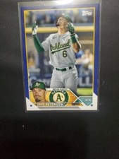 2023 Topps Series 2 Jace Peterson Royal Blue Parallel #619 Oakland Athletics