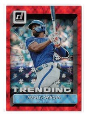 2022 Donruss ADOLIS GARCIA TRENDING INSERT RED #T-9 RANGERS /149